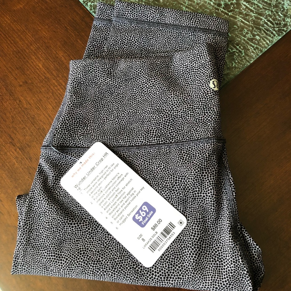 Lululemon Wunder Under HR Crops - NWT - 8